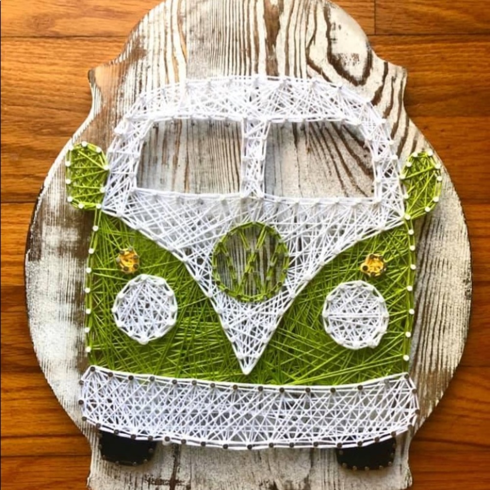 Volkswagen Van Wall String Art - Picture 5 of 5